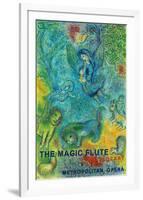 The Magic Flute - Mozart - Metropolitan Opera-Marc Chagall-Framed Giclee Print