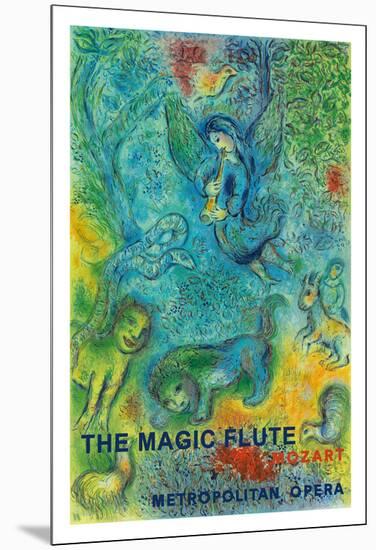 The Magic Flute - Mozart - Metropolitan Opera-Marc Chagall-Mounted Giclee Print