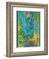 The Magic Flute - Mozart - Metropolitan Opera-Marc Chagall-Framed Art Print