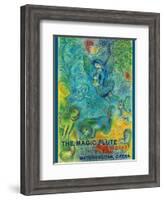 The Magic Flute - Mozart - Metropolitan Opera-Marc Chagall-Framed Art Print