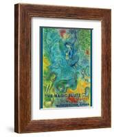 The Magic Flute - Mozart - Metropolitan Opera-Marc Chagall-Framed Art Print