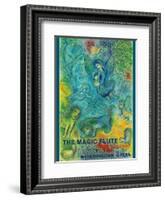 The Magic Flute - Mozart - Metropolitan Opera-Marc Chagall-Framed Art Print
