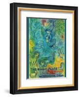 The Magic Flute - Mozart - Metropolitan Opera-Marc Chagall-Framed Art Print