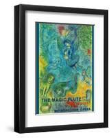 The Magic Flute - Mozart - Metropolitan Opera-Marc Chagall-Framed Art Print