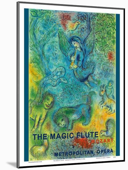 The Magic Flute - Mozart - Metropolitan Opera-Marc Chagall-Mounted Art Print