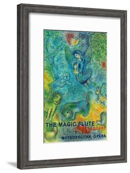 The Magic Flute - Mozart - Metropolitan Opera-Marc Chagall-Framed Art Print