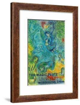 The Magic Flute - Mozart - Metropolitan Opera-Marc Chagall-Framed Art Print