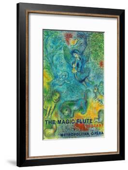 The Magic Flute - Mozart - Metropolitan Opera-Marc Chagall-Framed Art Print