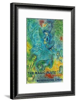 The Magic Flute - Mozart - Metropolitan Opera-Marc Chagall-Framed Art Print
