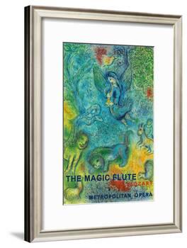 The Magic Flute - Mozart - Metropolitan Opera-Marc Chagall-Framed Art Print