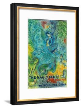 The Magic Flute - Mozart - Metropolitan Opera-Marc Chagall-Framed Art Print