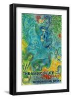 The Magic Flute - Mozart - Metropolitan Opera-Marc Chagall-Framed Art Print