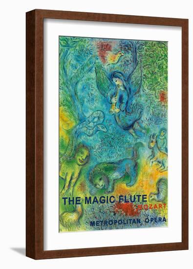 The Magic Flute - Mozart - Metropolitan Opera-Marc Chagall-Framed Art Print