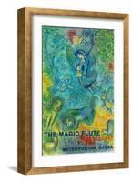 The Magic Flute - Mozart - Metropolitan Opera-Marc Chagall-Framed Art Print