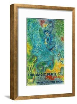 The Magic Flute - Mozart - Metropolitan Opera-Marc Chagall-Framed Art Print