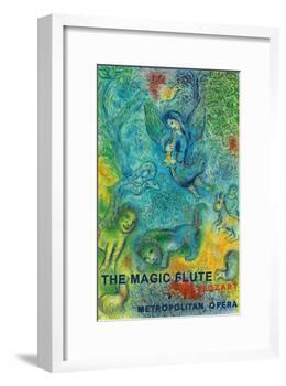 The Magic Flute - Mozart - Metropolitan Opera-Marc Chagall-Framed Art Print