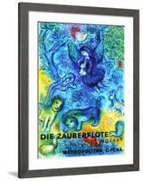 The Magic Flute-Marc Chagall-Framed Giclee Print