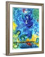 The Magic Flute-Marc Chagall-Framed Giclee Print