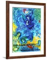 The Magic Flute-Marc Chagall-Framed Giclee Print