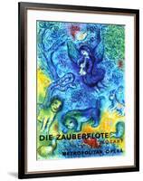 The Magic Flute-Marc Chagall-Framed Giclee Print