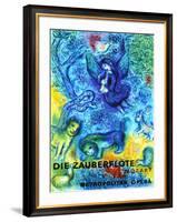 The Magic Flute-Marc Chagall-Framed Giclee Print