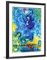 The Magic Flute-Marc Chagall-Framed Giclee Print