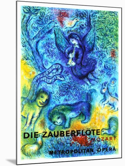 The Magic Flute-Marc Chagall-Mounted Giclee Print