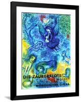 The Magic Flute-Marc Chagall-Framed Giclee Print