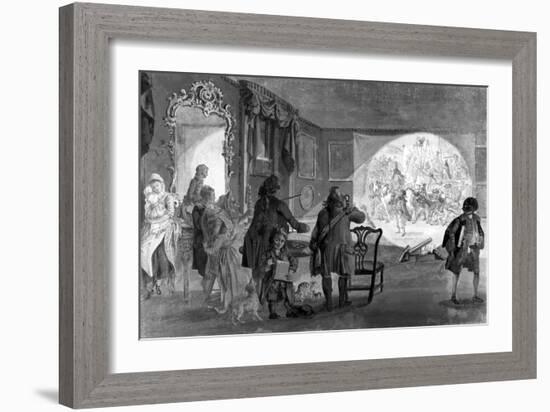 The Magic Lantern, 1730-1809-Paul Sandby-Framed Giclee Print