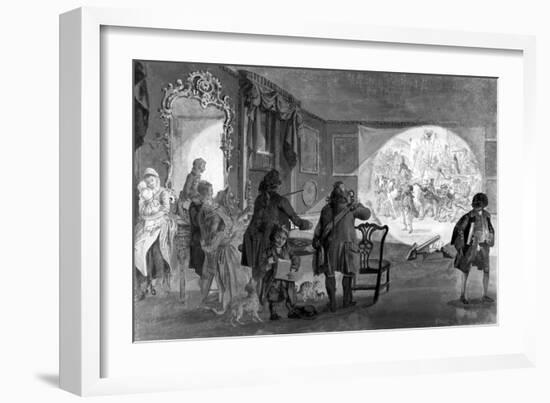 The Magic Lantern, 1730-1809-Paul Sandby-Framed Giclee Print