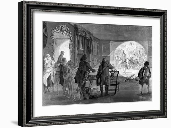 The Magic Lantern, 1730-1809-Paul Sandby-Framed Giclee Print