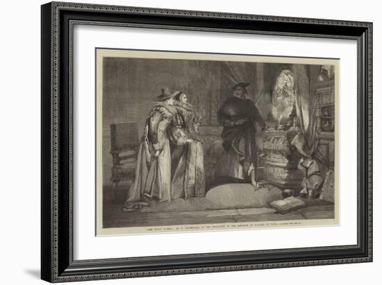 The Magic Mirror, in the Exhibition of the Institute of Painters in Water Colours-Charles Cattermole-Framed Giclee Print