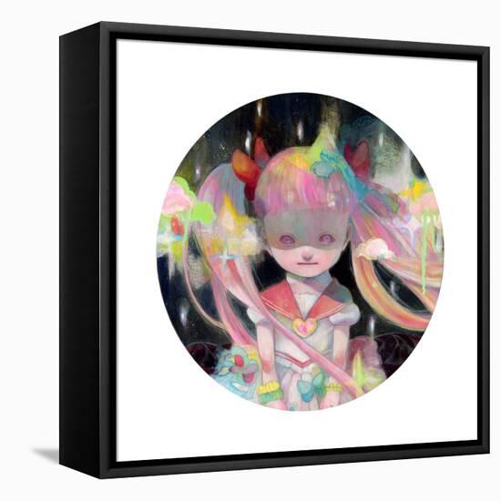 The Magic to Make Someone Happy-Hikari Shimoda-Framed Stretched Canvas