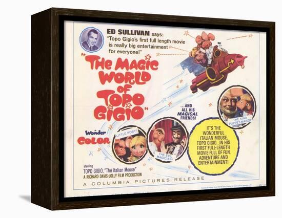 The Magic World of Topo Gigio, 1965-null-Framed Stretched Canvas