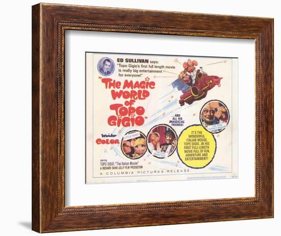 The Magic World of Topo Gigio, 1965-null-Framed Premium Giclee Print
