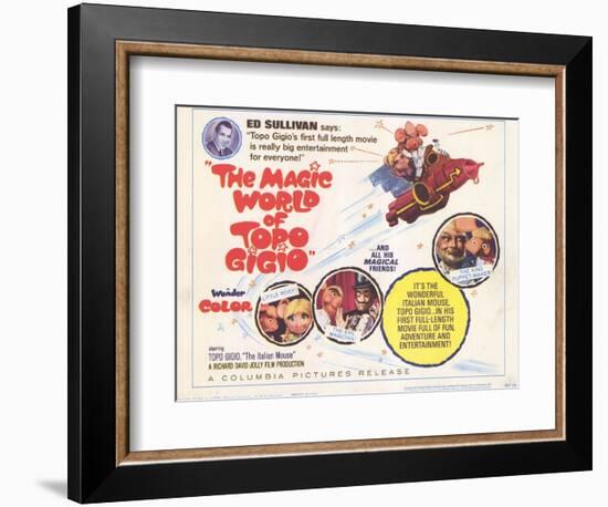 The Magic World of Topo Gigio, 1965-null-Framed Premium Giclee Print