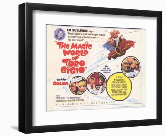 The Magic World of Topo Gigio, 1965-null-Framed Premium Giclee Print