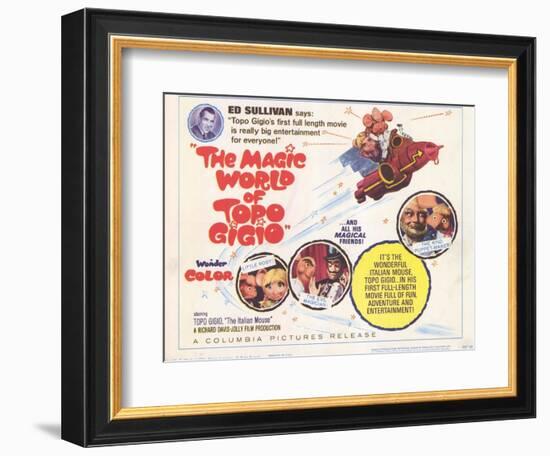 The Magic World of Topo Gigio, 1965-null-Framed Premium Giclee Print