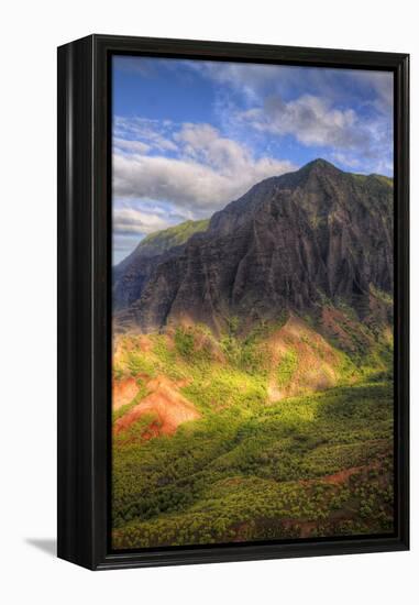 The Magical Hills of Na Pali Coast, Kauai Hawaii-Vincent James-Framed Premier Image Canvas