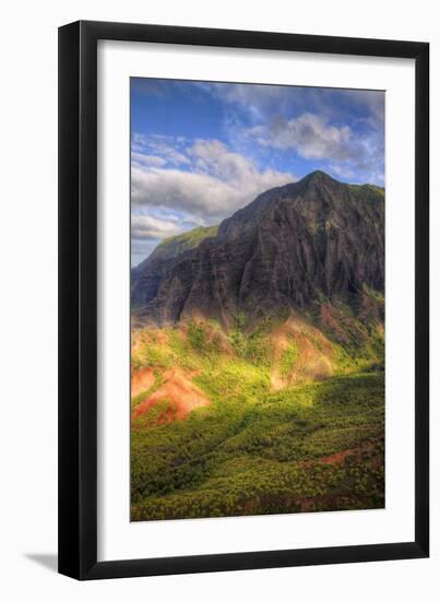 The Magical Hills of Na Pali Coast, Kauai Hawaii-Vincent James-Framed Photographic Print