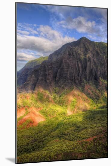The Magical Hills of Na Pali Coast, Kauai Hawaii-Vincent James-Mounted Photographic Print