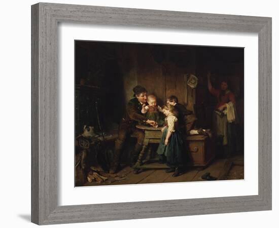 The Magician-Jean-Baptiste-Camille Corot-Framed Giclee Print