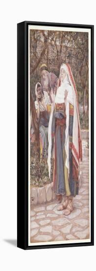 The Magnificat, Illustration for 'The Life of Christ', C.1886-94-James Tissot-Framed Premier Image Canvas