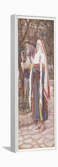 The Magnificat, Illustration for 'The Life of Christ', C.1886-94-James Tissot-Framed Premier Image Canvas