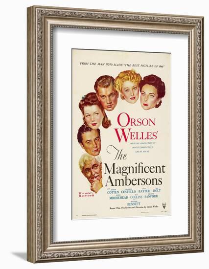 The Magnificent Ambersons, Agnes Moorehead, Dolores Costello, 1942-null-Framed Photo