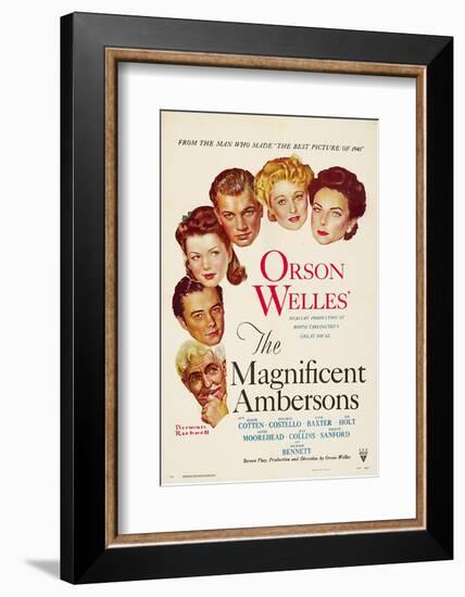 The Magnificent Ambersons, Agnes Moorehead, Dolores Costello, 1942-null-Framed Photo