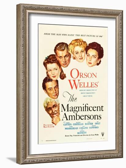 The Magnificent Ambersons-null-Framed Art Print