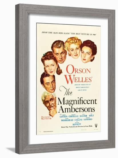 The Magnificent Ambersons-null-Framed Art Print