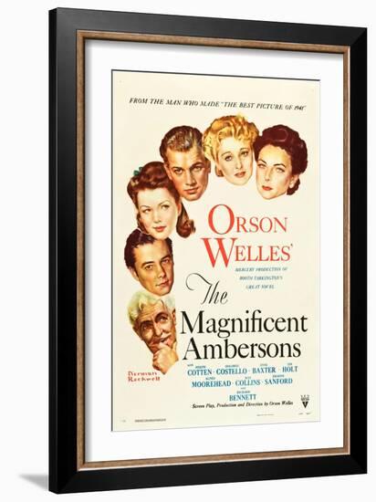 The Magnificent Ambersons-null-Framed Art Print