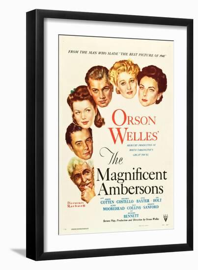 The Magnificent Ambersons-null-Framed Art Print